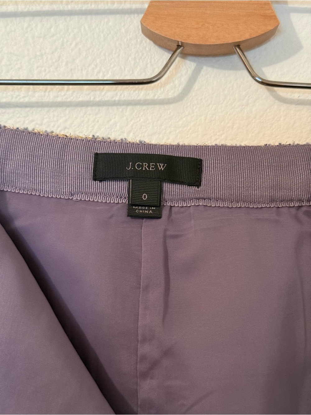 J. Crew Tweed Pencil Skirt with Gold Zip - Neutral Mix - Picture 7 of 8